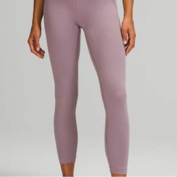 LULULEMON INSTILL HR TIGHT 25” LUXE SOFT FOUR-WAY STRETCH IN GRAY LAVENDER SZ 6 - Picture 2 of 16